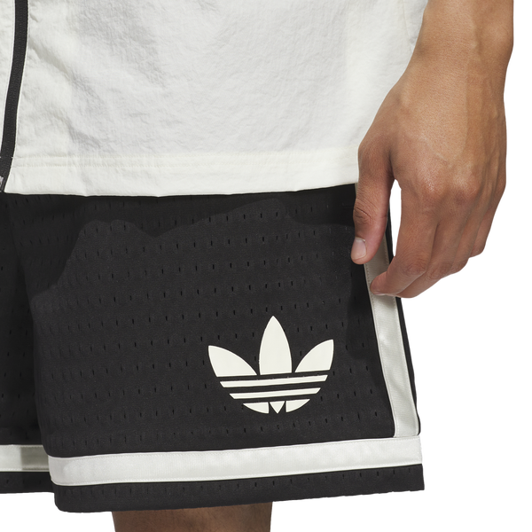 adidas Warp Knit Shorts - Men's - Black/Ivory - Image 3