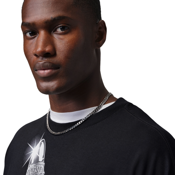 Jordan AJ8 1996 Oversized Short Sleeve T-Shirt - Men's - Black - Image 3
