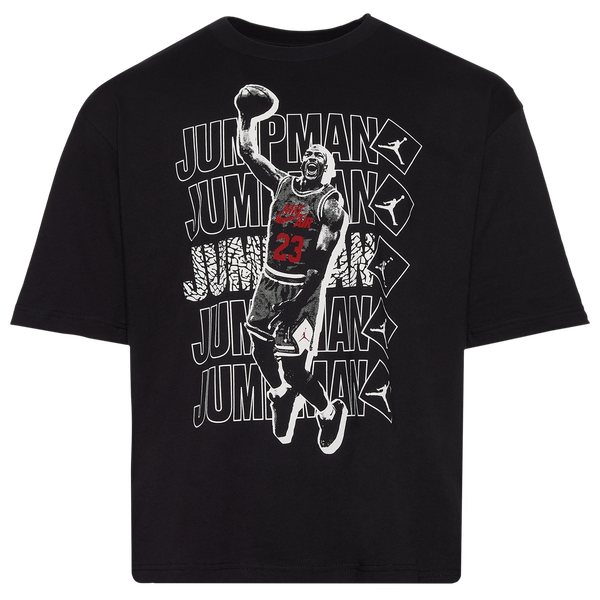 Jordan 1996 Oversized Short Sleeve T-Shirt - Men's - Black