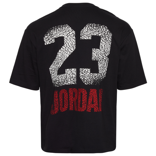 Jordan 1996 Oversized Short Sleeve T-Shirt - Men's - Black - Image 2