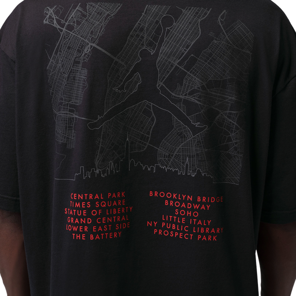 Jordan NYC 1996 Oversized Short Sleeve T-Shirt - Men's - White - Image 5