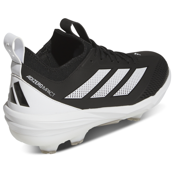 adidas adiZero Impact TPU Dugout - Men's - White/Black - Image 3