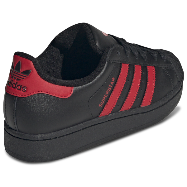 adidas Originals Superstar II - Boys' Grade School - Black/Better Scarlet/Black - Image 3