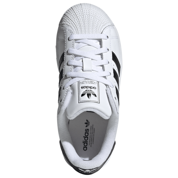 adidas Originals Superstar - Boys' Preschool - White/Black - Image 4