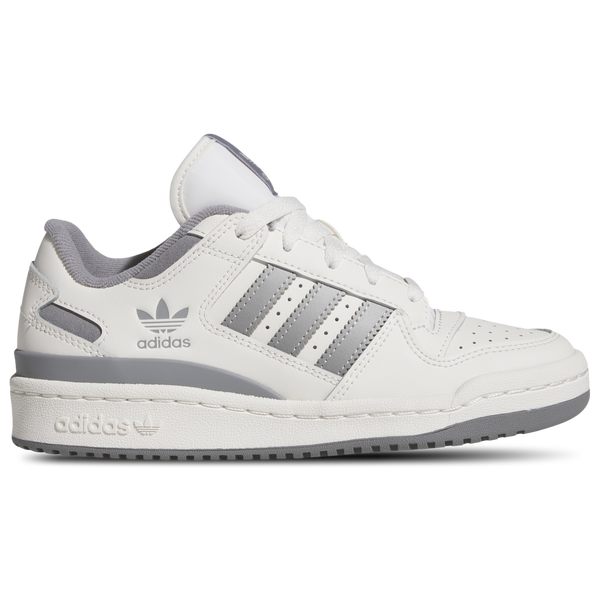 adidas Originals Forum Low - Boys' Grade School - Grey/Grey/Cloud White