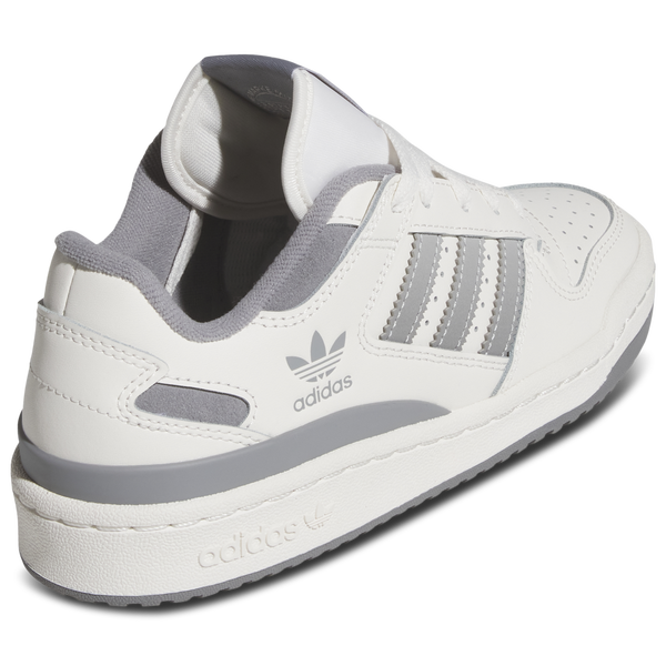 adidas Originals Forum Low - Boys' Grade School - Grey/Grey/Cloud White - Image 3