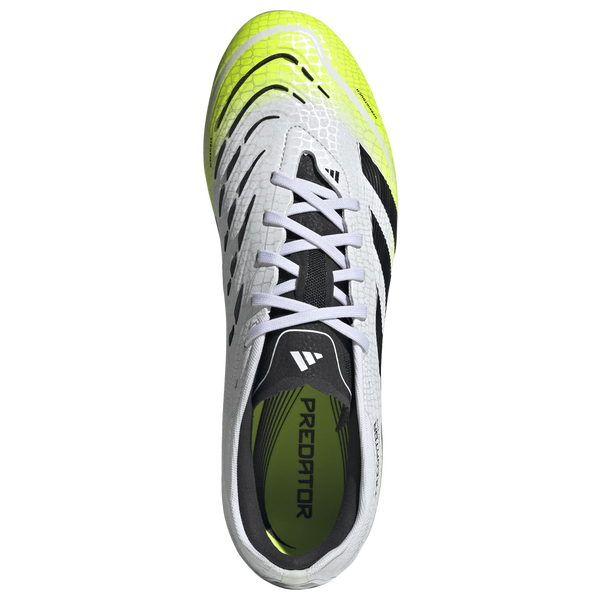 adidas Predator Pro FG - Men's - White/Black - Image 4