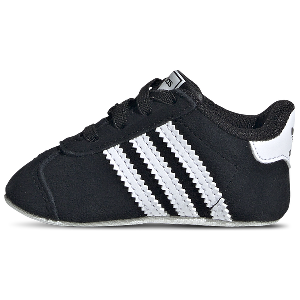 adidas Originals Gazelle Crib - Boys' Toddler - White/Black/White - Image 2