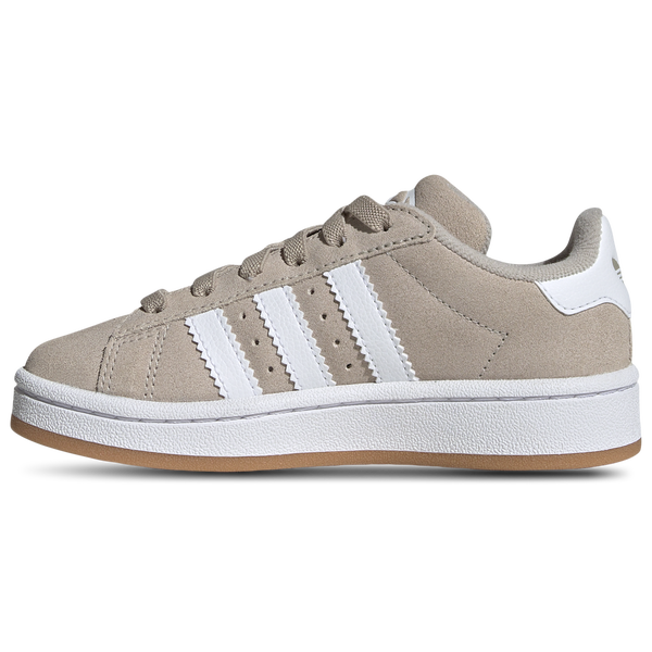 adidas Originals Campus 00s CF EL - Boys' Preschool - Wonder Beige/White/Gum - Image 2