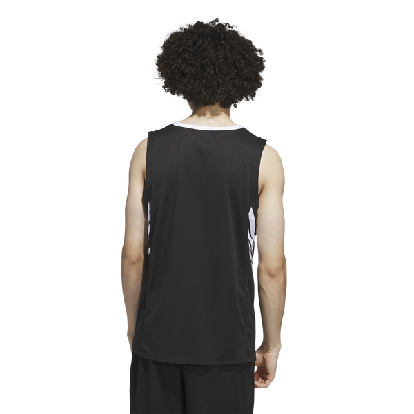 adidas Basketball Legends Tank Top - Men's - Black/White - Image 2