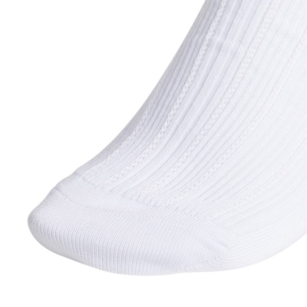 adidas Originals Ruffle Quarter Socks 3-Pack - Adult - White/Black - Image 3