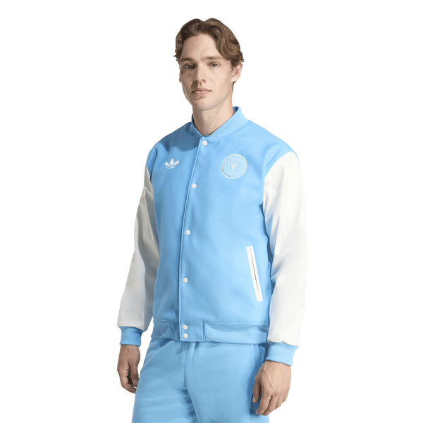 adidas Inter Miami FC OG Jacket - Men's - Semi Blue Burst/White