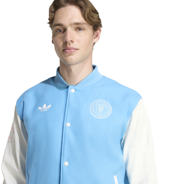 adidas Inter Miami FC OG Jacket - Men's - Semi Blue Burst/White - Image 5