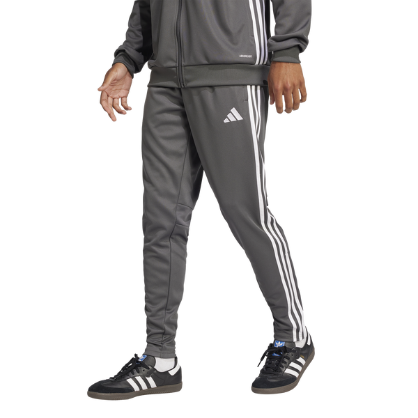 adidas Tiro Essentials Pants - Men's - White/Grey - Image 3