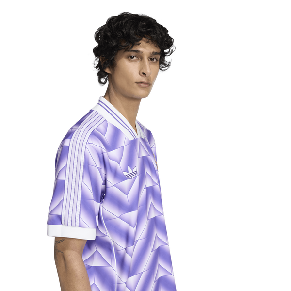 adidas Real Madrid LF Jersey - Men's - Purple Rush/White - Image 3