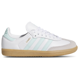 adidas Originals Samba - Boys' Grade School - Gum/Semi Flash Aqua/White