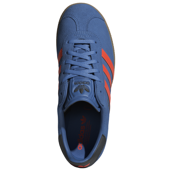 adidas Originals Gazelle - Boys' Grade School - Black/Solar Orange/Focus Blue - Image 4