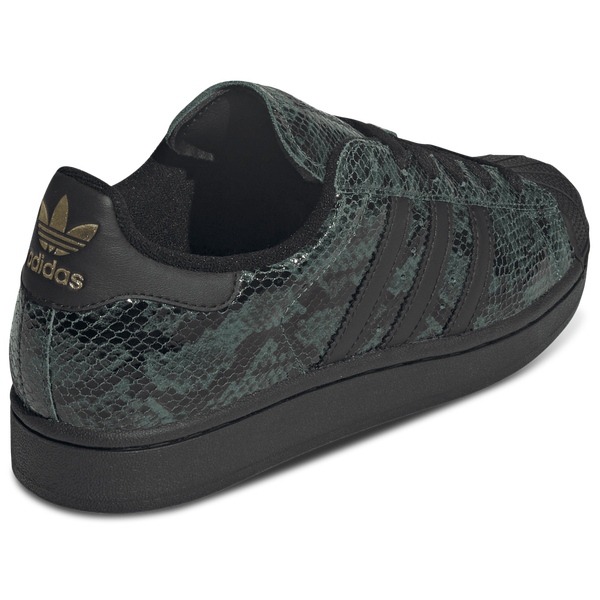 adidas Originals Superstar II - Women's - Core Black/Gold Metallic/Collegiate Green - Image 3