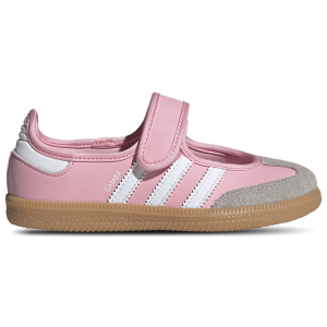 adidas Originals Samba Jane - Girls' Preschool - White/Light Pink/Gum