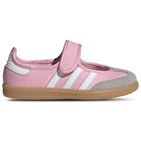 adidas Originals Samba Jane - Girls' Preschool - White/Light Pink/Gum