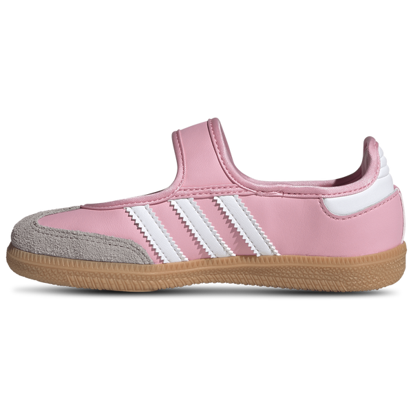 adidas Originals Samba Jane - Girls' Preschool - White/Light Pink/Gum - Image 2