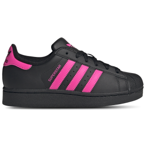 adidas Originals Superstar II - Girls' Grade School - Black/Pink