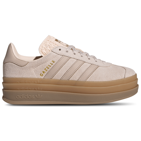 adidas Originals Gazelle Bold - Girls' Grade School - Beige/Wonder Taupe/Brown
