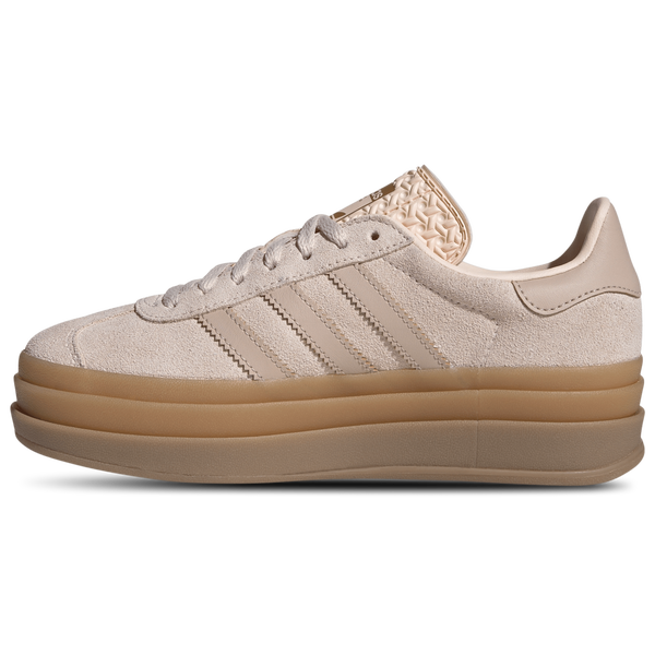 adidas Originals Gazelle Bold - Girls' Grade School - Beige/Wonder Taupe/Brown - Image 2