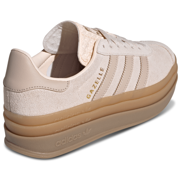 adidas Originals Gazelle Bold - Girls' Grade School - Beige/Wonder Taupe/Brown - Image 3