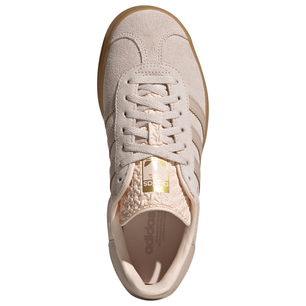 adidas Originals Gazelle Bold - Girls' Grade School - Beige/Wonder Taupe/Brown - Image 4