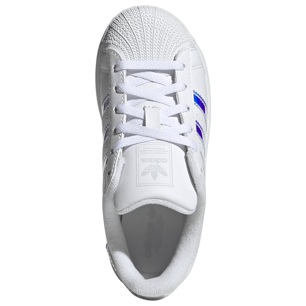 adidas Originals Superstar II - Girls' Preschool - White/Multi - Image 4