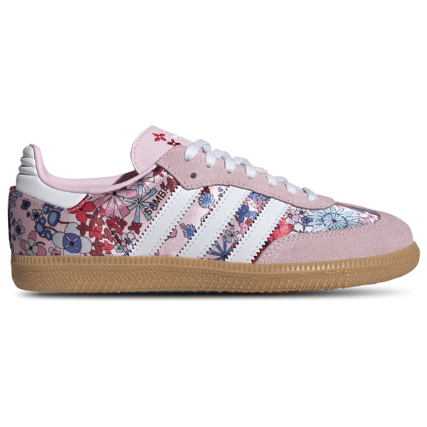 adidas Liberty London Samba OG - Girls' Grade School - Pink/Blue