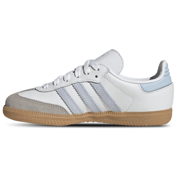 adidas Originals Samba OG - Boys' Preschool - Blue/White - Image 2