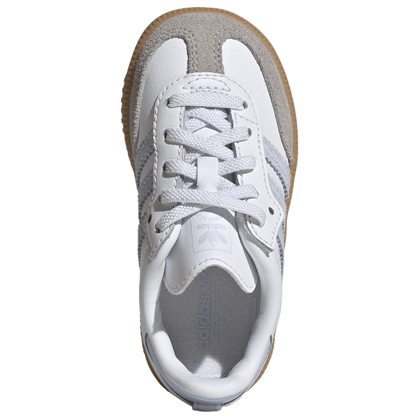 adidas Originals Samba - Boys' Toddler - White/Blue - Image 4