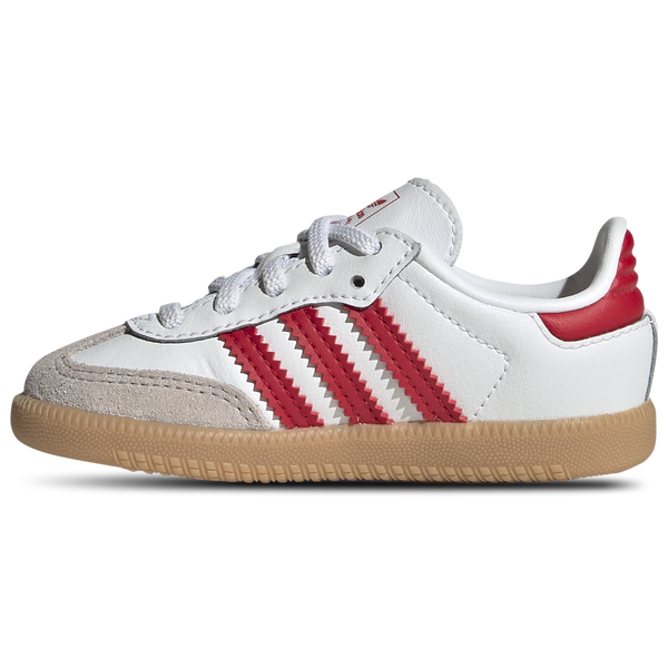 adidas Originals Samba - Boys' Toddler - White/Better Scarlet/Gum - Image 2