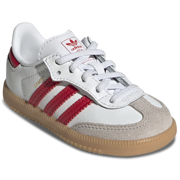 adidas Originals Samba - Boys' Toddler - White/Better Scarlet/Gum - Image 6