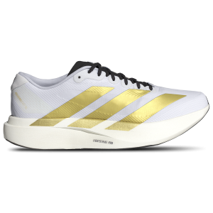 adidas Adizero Evo SL Woven - Men's - Footwear White/Core Black/Matte Gold