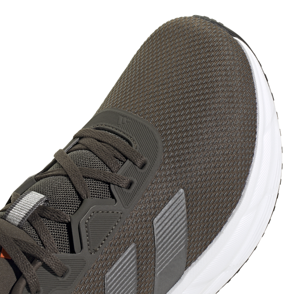 adidas Galaxy 7 - Men's - Shadow Olive/Iron Metallic/White - Image 7