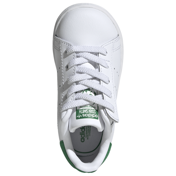 adidas Originals Stan Smith - Girls' Toddler - White/White - Image 4