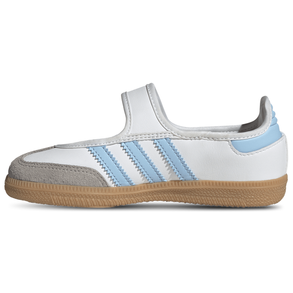 adidas Originals Samba Jane - Girls' Preschool - Ftwr White/Clear Sky - Image 2