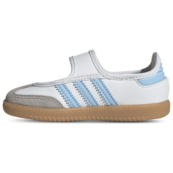 adidas Originals Samba Jane - Girls' Toddler - Ftwr White/Clear Sky - Image 2