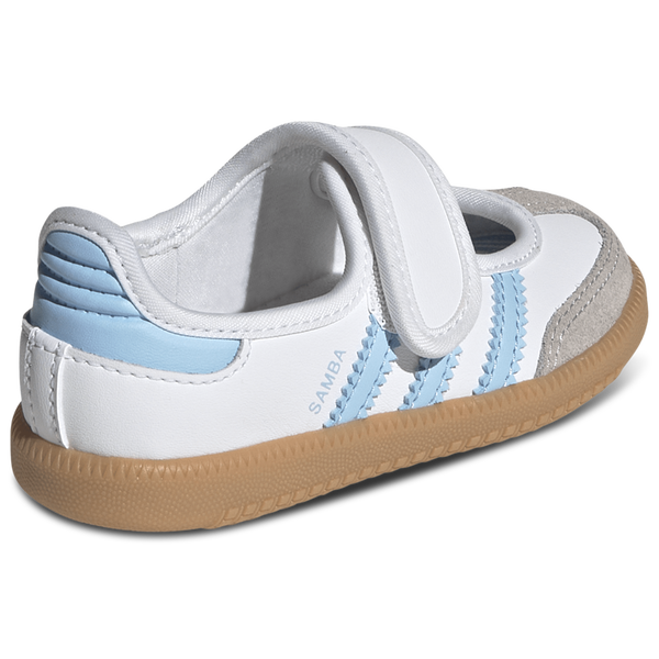 adidas Originals Samba Jane - Girls' Toddler - Ftwr White/Clear Sky - Image 3