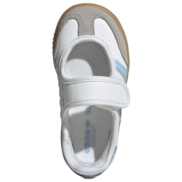 adidas Originals Samba Jane - Girls' Toddler - Ftwr White/Clear Sky - Image 4