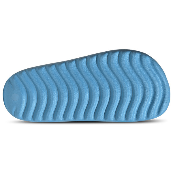 adidas adilette Lumia - Boys' Grade School - Semi Blue Burst/Semi Blue Burst/Semi Blue Burst - Image 5