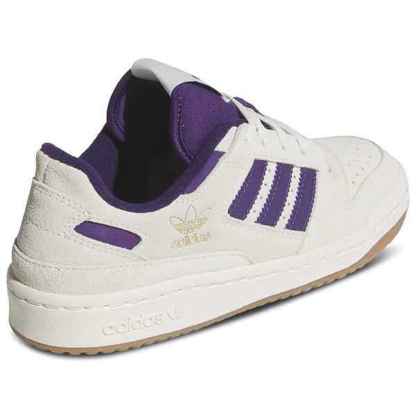 adidas Originals Forum Low - Boys' Grade School - Off White/Violet - Image 3