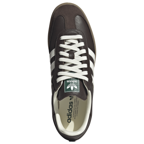 adidas Originals Samba - Men's - Dark Brown/Off White - Image 4