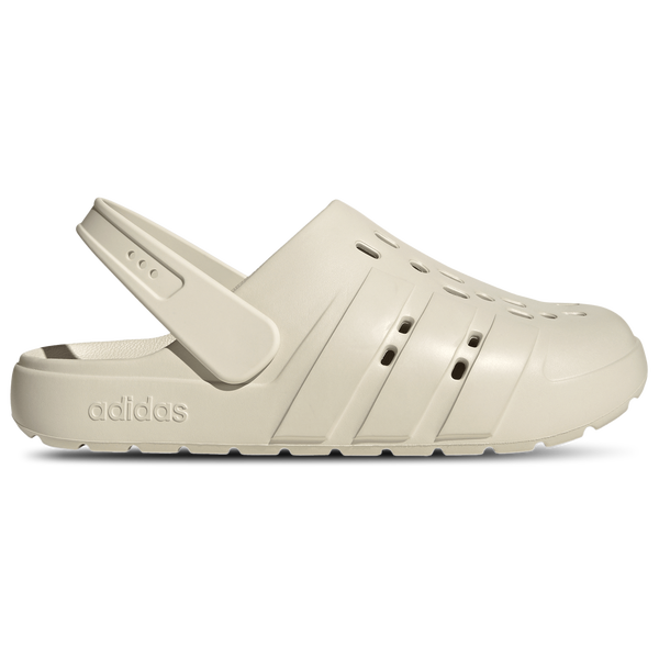 adidas Adilette Clogs - Men's - Alumina/Alumina