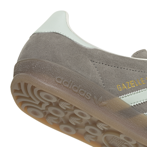 adidas Originals Gazelle Indoor - Women's - Linen Green/Silver Pebble/Gum - Image 6