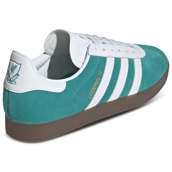 adidas Gazelle Liverpool - Men's - Teal/White - Image 3