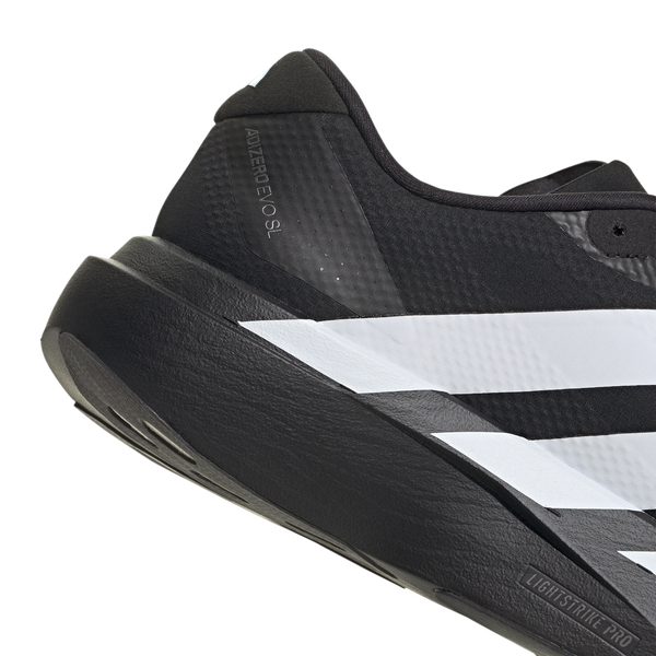 adidas Adizero Evo SL Woven - Men's - Core Black/Footwear White/Carbon - Image 6